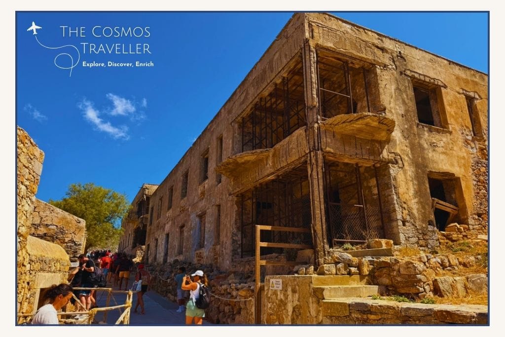 Concrete and stone dormitory building used by leprosy patients during the 1930s