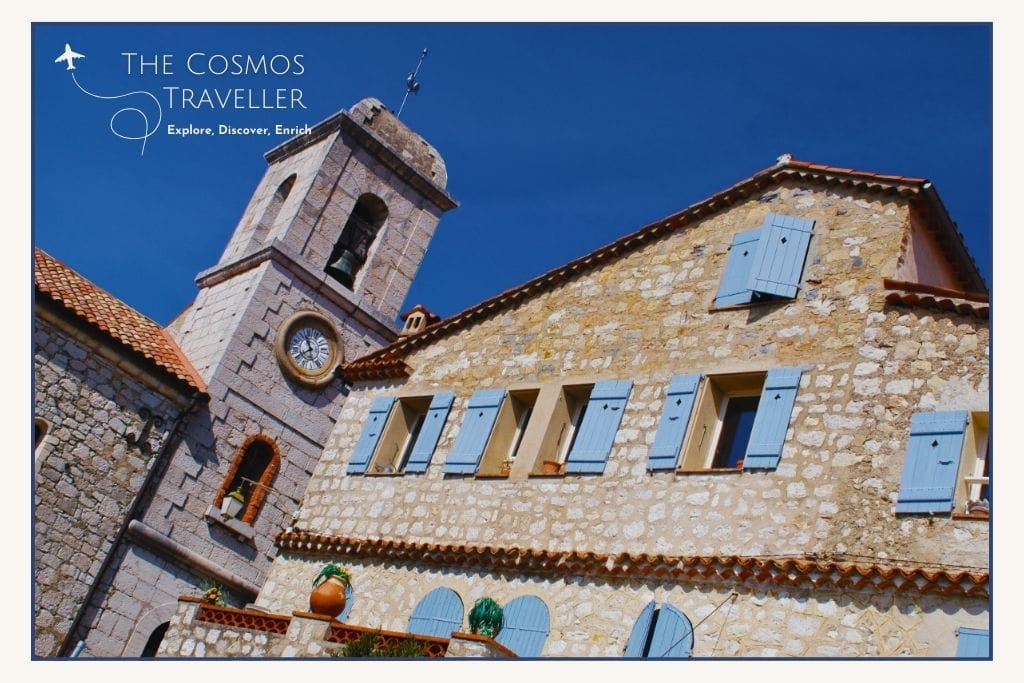 Gourdon perched village with panoramic views over the French Riviera.