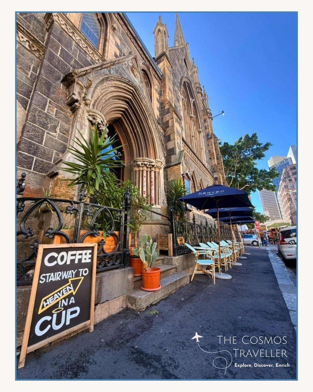 Heaven Coffee Shop near Greenmarket Square, one of the most unique Cape Town coffee shops.