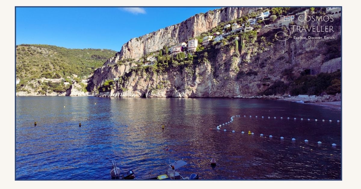 Dramatic Quiet Bay for swimming close to Nice, France