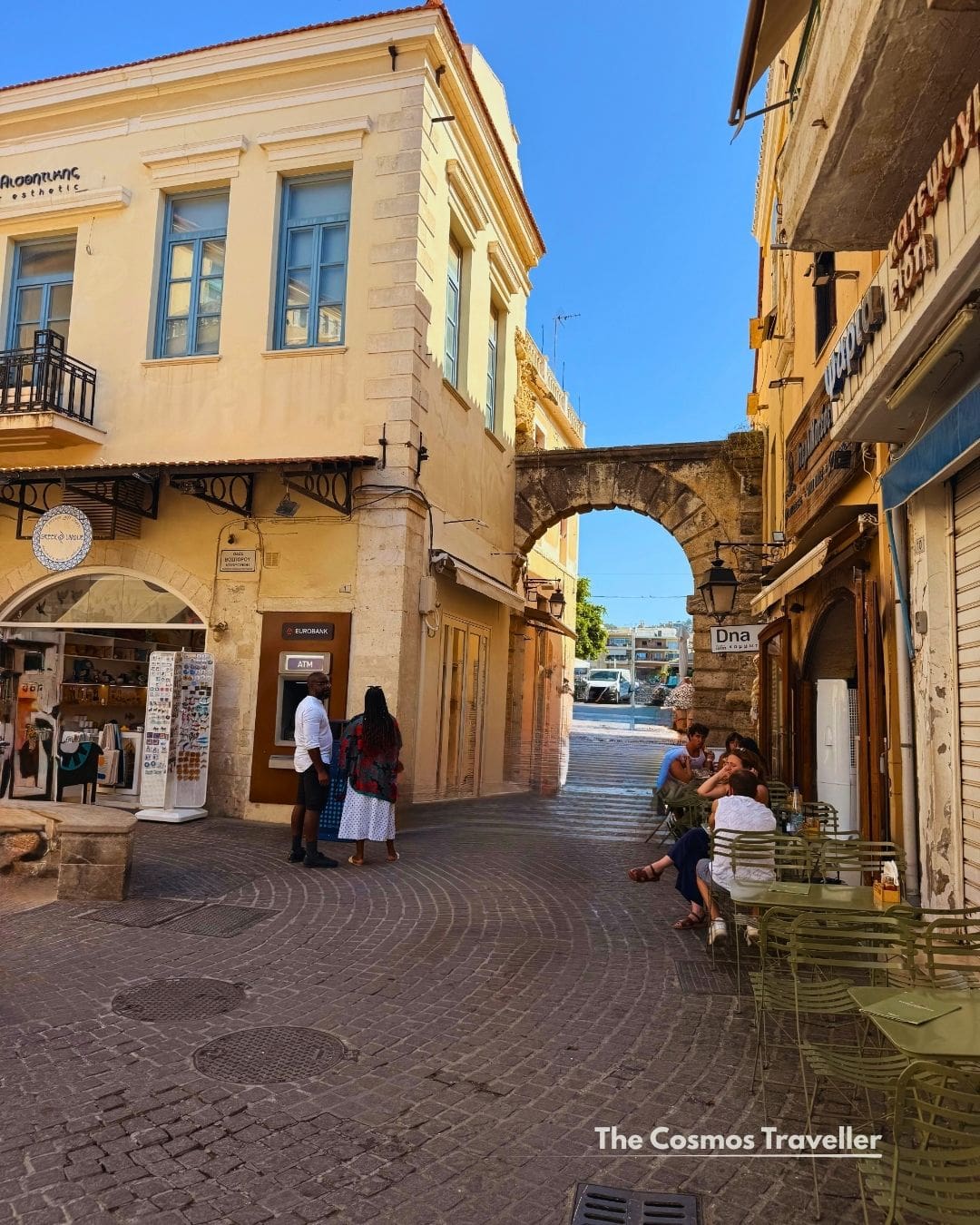 Porta Guora, the Venetian gate marking the entrance to Rethymno's Old Town, Crete