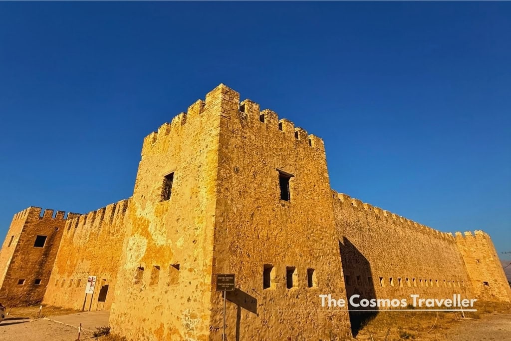 The restored Venetian fort at Frangokastello, Crete