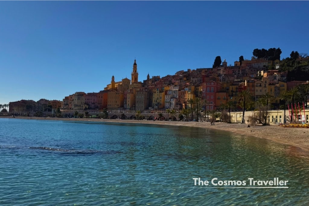 The renovated Promenade de la Mer along Menton's seafront