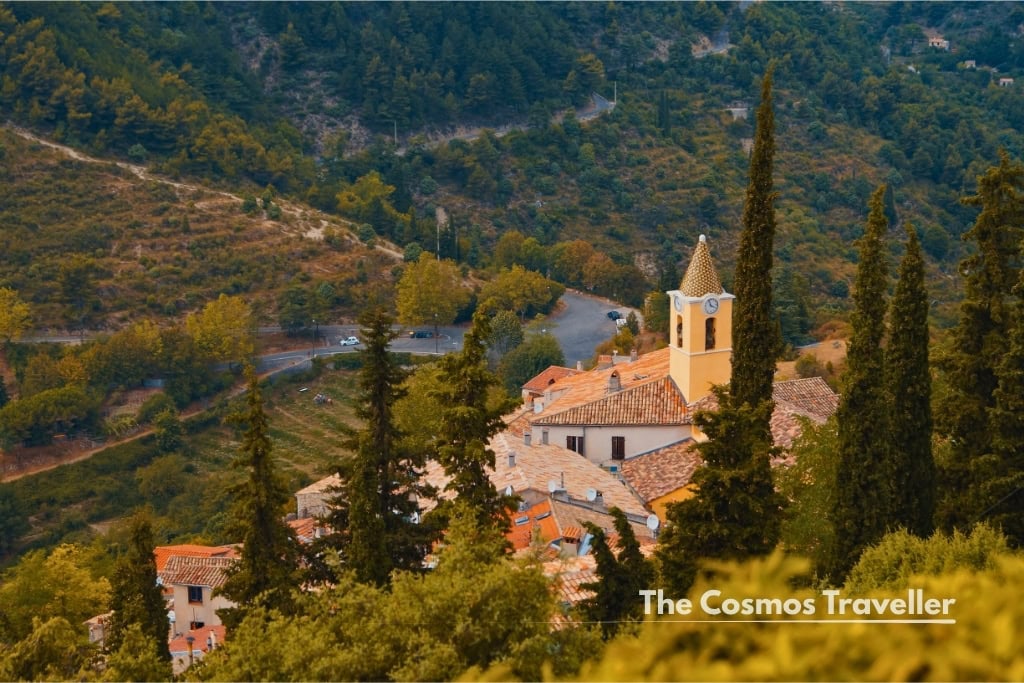 Sainte-Agnès perched village in the hills above Menton